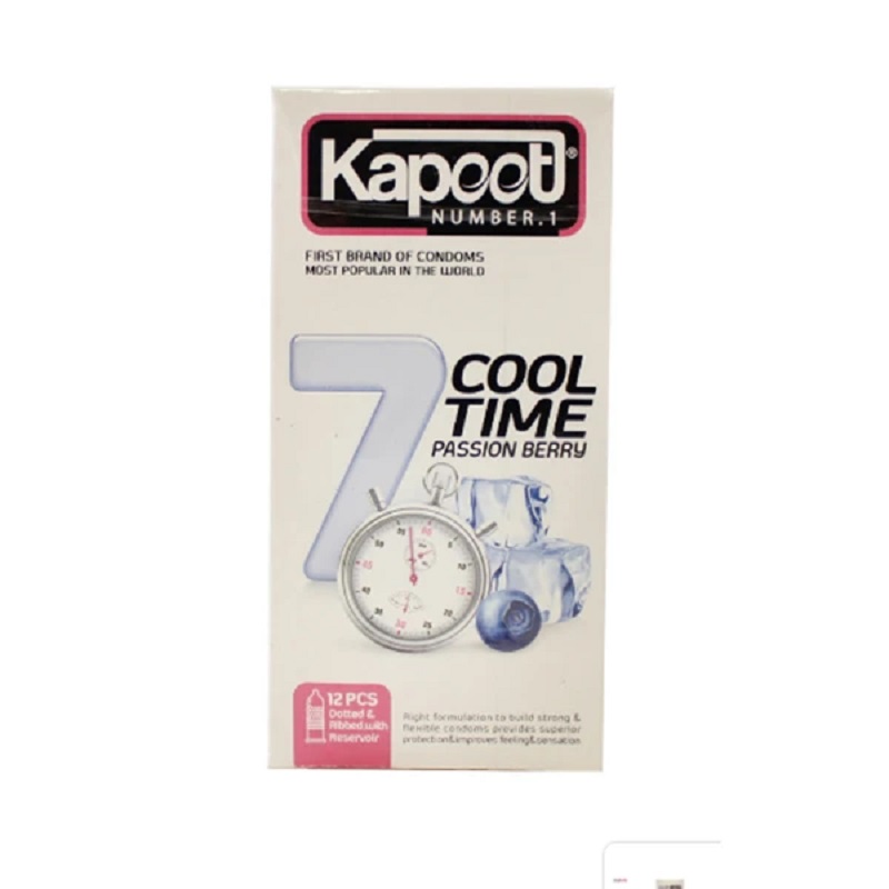 کاندوم تاخیری کاپوت مدل Cool Time کاندوم تاخیری کاپوت مدل Cool Time