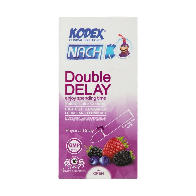 کاندوم تاخیری کدکس مدل Double Delay کاندوم تاخیری کدکس مدل Double Delay